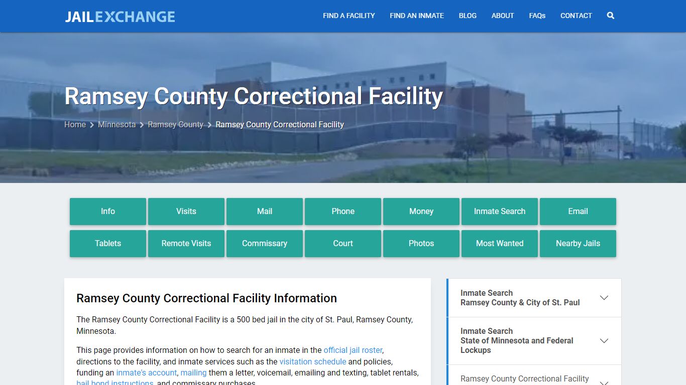 Ramsey County Correctional Facility - Jail Exchange